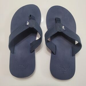 Vineyard Vines Women's Navy Flip Flop Sandals Size 6